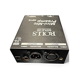 Used Rolls Mini Mic Preamp MP13 Microphone Preamp