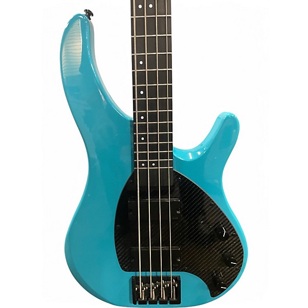 Used Klos APOLLO PRO Blue Electric Bass Guitar