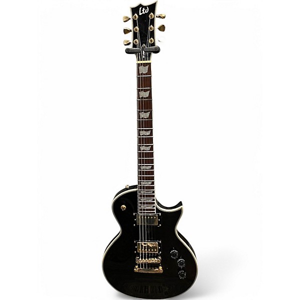 Used ESP LTD EC256 Black and Gold Solid Body Electric Guitar
