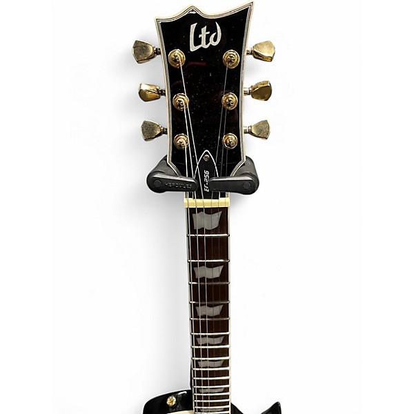 Used ESP LTD EC256 Black and Gold Solid Body Electric Guitar