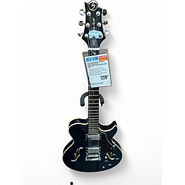 Used Greg Bennett Design by Samick Royale RL1 Transparent Blue Hollow Body Electric Guitar