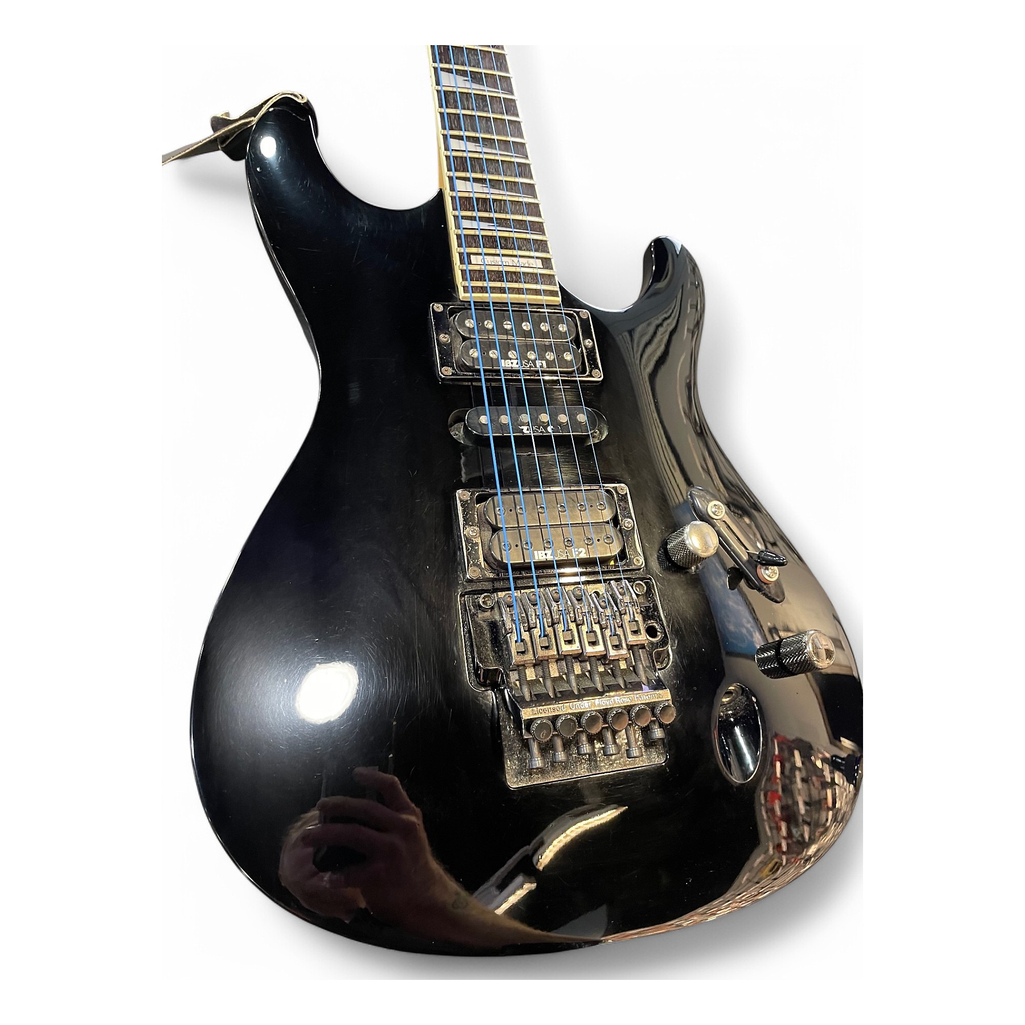 Used 1990 Ibanez S540 BLACK Solid Body Electric Guitar BLACK