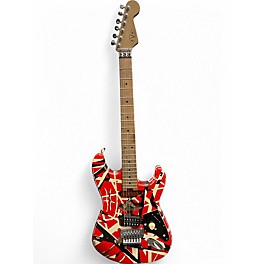 Used 2016 EVH Striped Series Frankie stripped Solid Body Electric Guitar