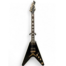 Used Dean STRAIGHT 6 V Black Solid Body Electric Guitar