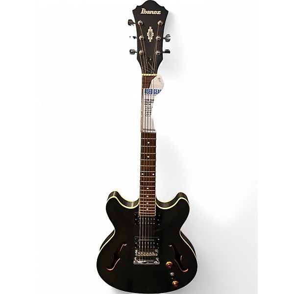 Used Ibanez AS53 Black Hollow Body Electric Guitar