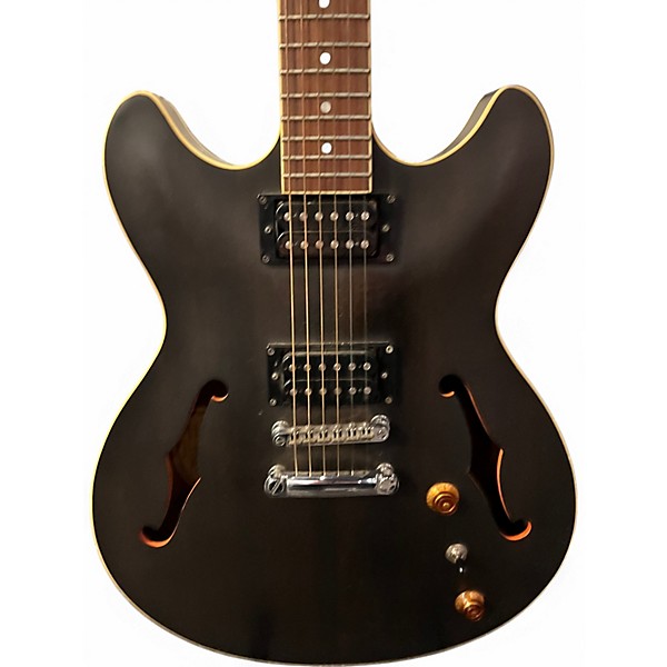 Used Ibanez AS53 Black Hollow Body Electric Guitar
