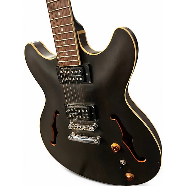 Used Ibanez AS53 Black Hollow Body Electric Guitar
