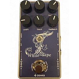 Used Donner White Tape Effect Pedal