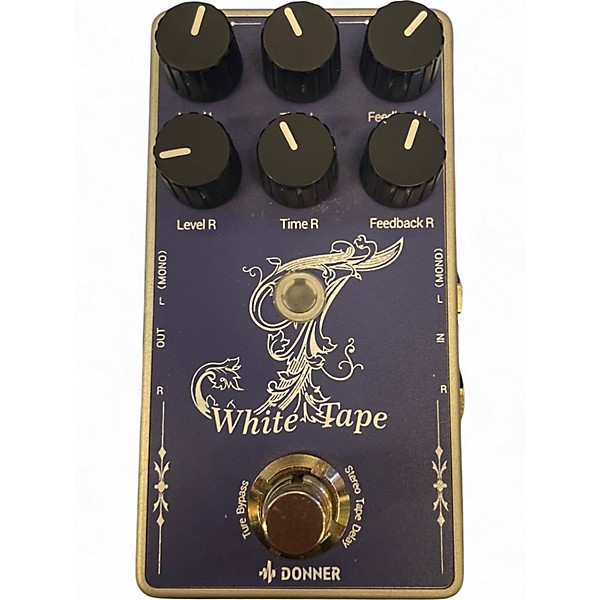 Used Donner White Tape Effect Pedal,Specials : American Fashion Style Bags On Sale