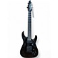 Used Jackson JS22-7 Dinky 7 String Black Solid Body Electric Guitar