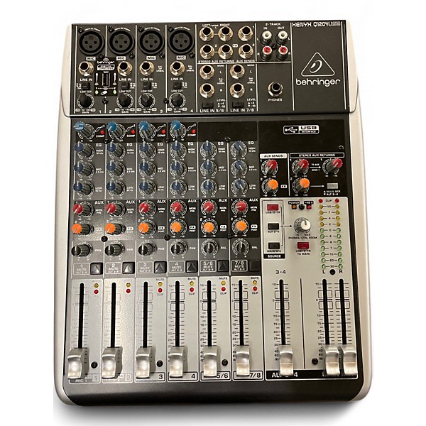 Used Behringer XENYX Q1204USB Unpowered Mixer