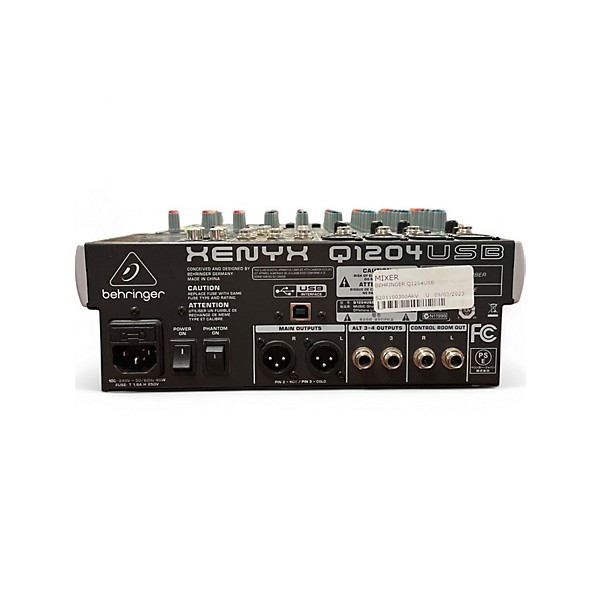 Used Behringer XENYX Q1204USB Unpowered Mixer