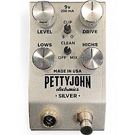 Used Pettyjohn Electronics Silver Effect Pedal