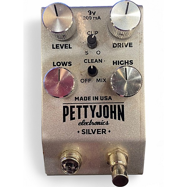 Used Pettyjohn Electronics Silver Effect Pedal