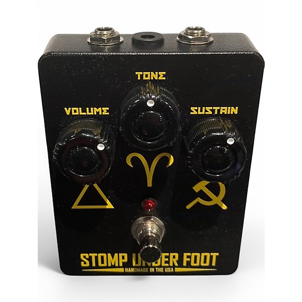 Used Stomp Under Foot BLACK RUSSIAN Effect Pedal