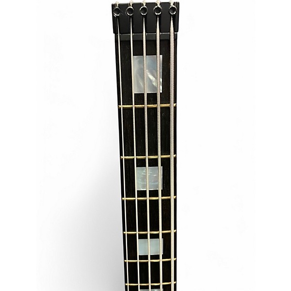 Used Kiesel Zeus 5 String LH Black Electric Bass Guitar