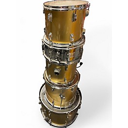 Used Peavey 5 Piece INTERNATIONAL SERIES Silver Fade Gold Drum Kit