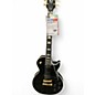 Used Epiphone LES PAUL CUSTOM P90 Ebony Solid Body Electric Guitar thumbnail