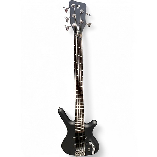 Used RockBass by Warwick Corvette Multiscale Black Electric Bass Guitar