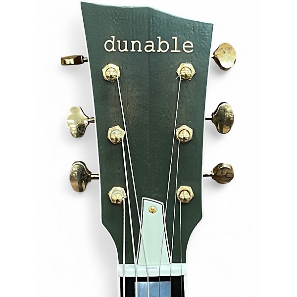 Used 2022 Dunable Guitars USA Gnarwal Trans Olive Solid Body Electric Guitar
