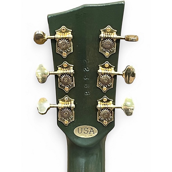 Used 2022 Dunable Guitars USA Gnarwal Trans Olive Solid Body Electric Guitar
