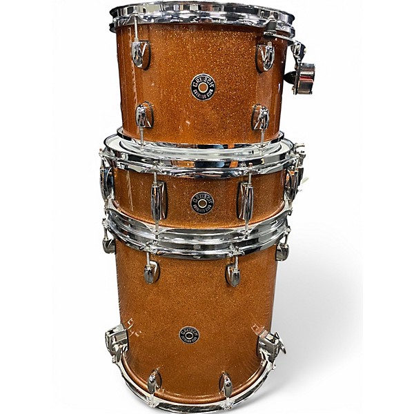 Used 2023 Gretsch Drums 4 Piece Catalina Club Jazz Series BRONZE SPARKLE Drum Kit