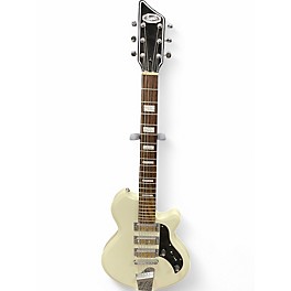 Used Supro 2030AW White Solid Body Electric Guitar