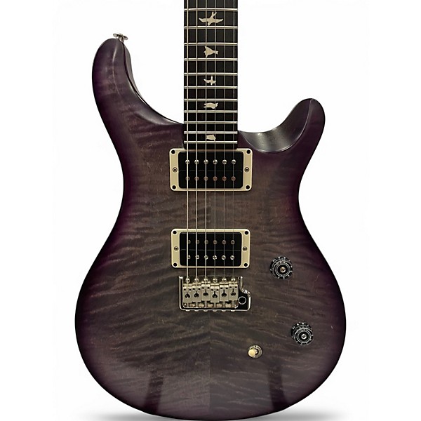 Used 2024 PRS CE24 Faded Gray/Black/Purple Burst Solid Body Electric Guitar