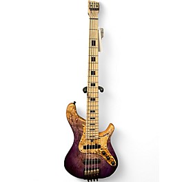 Used 2024 Brubaker NBS-USA-5 Headless Purple Haze Electric Bass Guitar