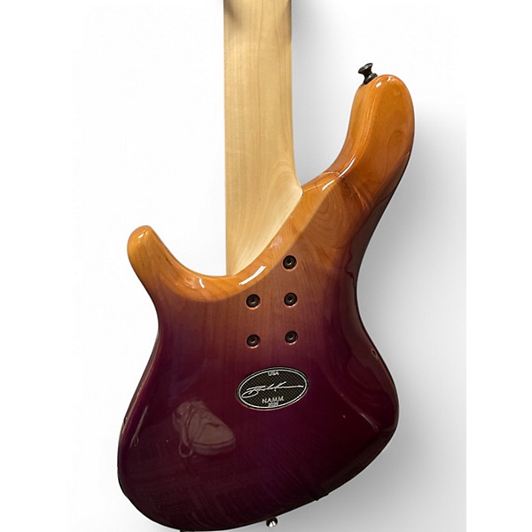 Used 2024 Brubaker NBS-USA-5 Headless Purple Haze Electric Bass Guitar