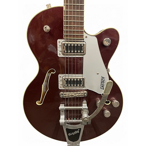 Used Gretsch G5655T-CB-JR Burgundy Sparkle Hollow Body Electric Guitar