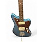 Used Fender FSR Hybrid II Jazzmaster Metallic Blue Solid Body Electric Guitar