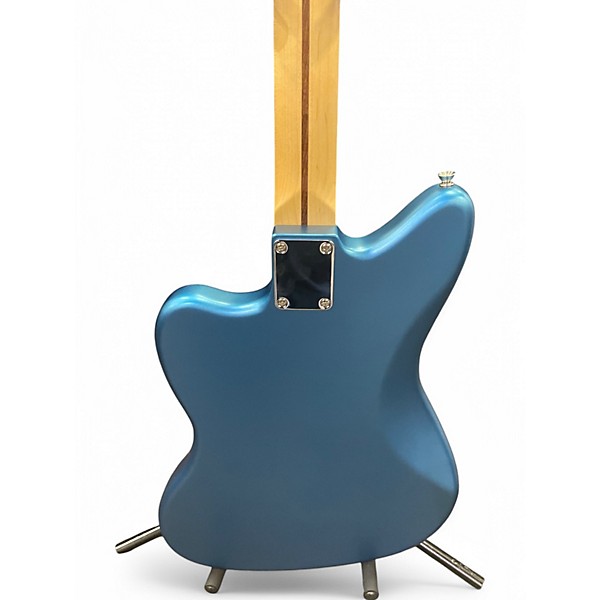 Used Fender FSR Hybrid II Jazzmaster Metallic Blue Solid Body Electric Guitar