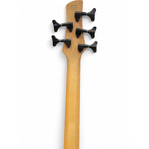 Used Ibanez SR405 5 String Natural Electric Bass Guitar