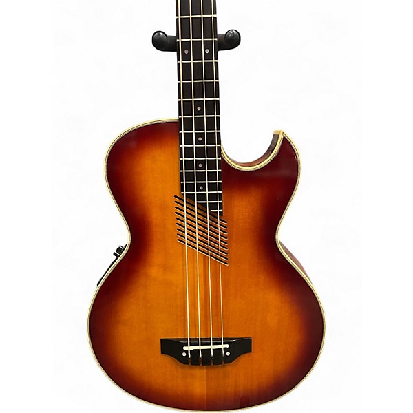 Used Washburn AB-20 2 Tone Sunburst Acoustic Bass Guitar