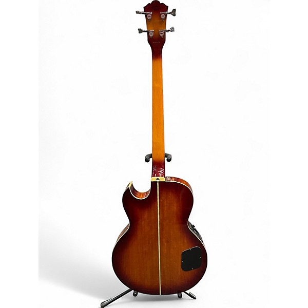 Used Washburn AB-20 2 Tone Sunburst Acoustic Bass Guitar