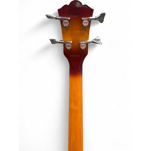 Used Washburn AB-20 2 Tone Sunburst Acoustic Bass Guitar