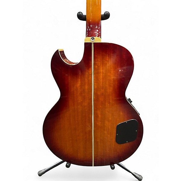 Used Washburn AB-20 2 Tone Sunburst Acoustic Bass Guitar