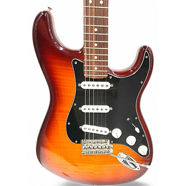 Used Fender Player Plus Stratocaster sunburst tabacco Solid Body Electric Guitar