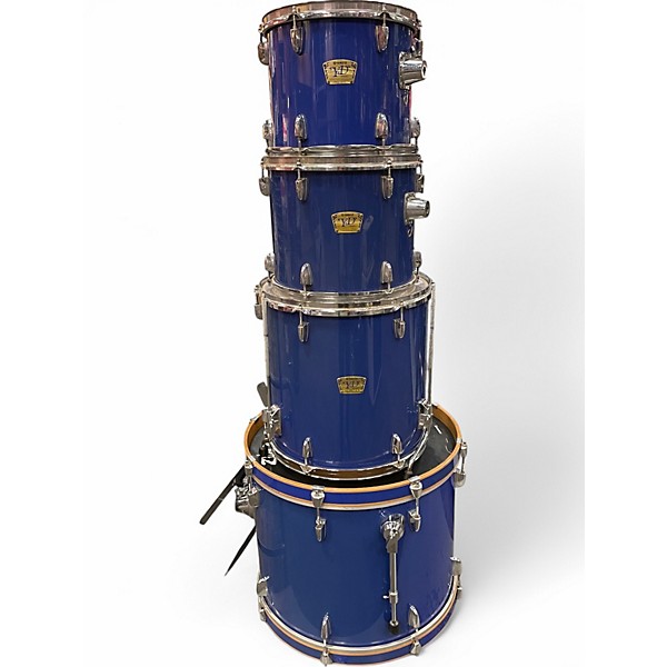 Used Yamaha 4 Piece YD Series Blue Drum Kit