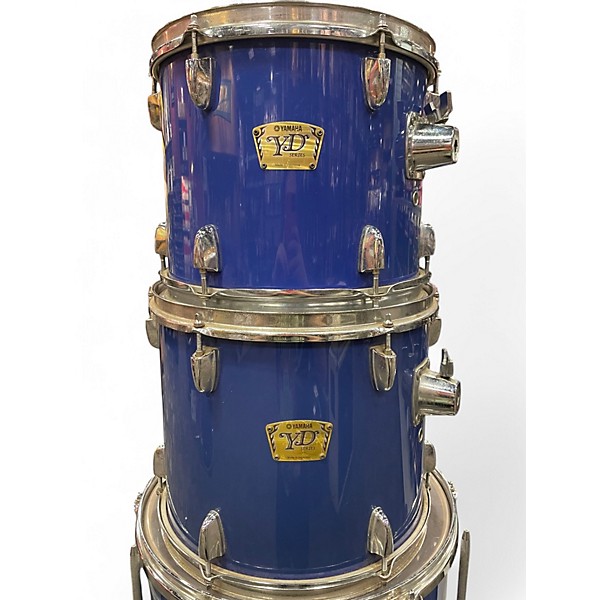Used Yamaha 4 Piece YD Series Blue Drum Kit