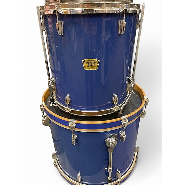 Used Yamaha 4 Piece YD Series Blue Drum Kit