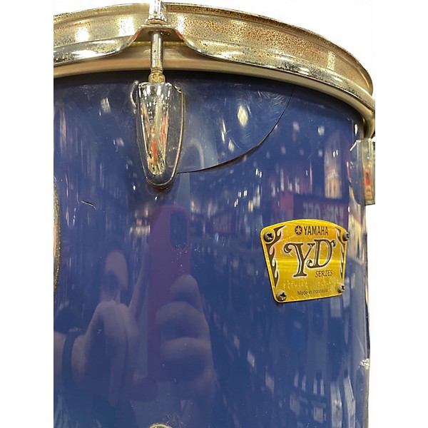 Used Yamaha 4 Piece YD Series Blue Drum Kit