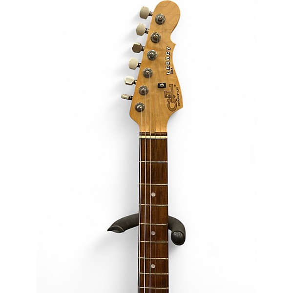 Used G&L USA Legacy black and white Solid Body Electric Guitar