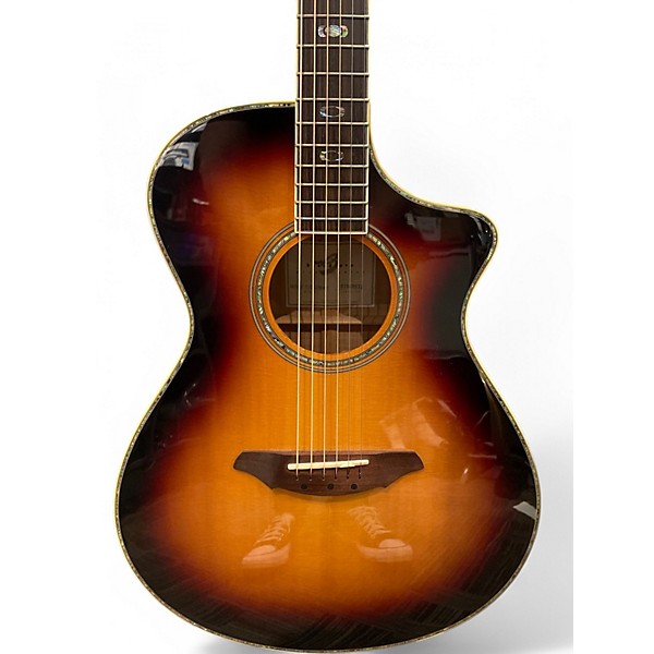 Used Breedlove AC25/SF 3 Color Sunburst Acoustic Electric Guitar