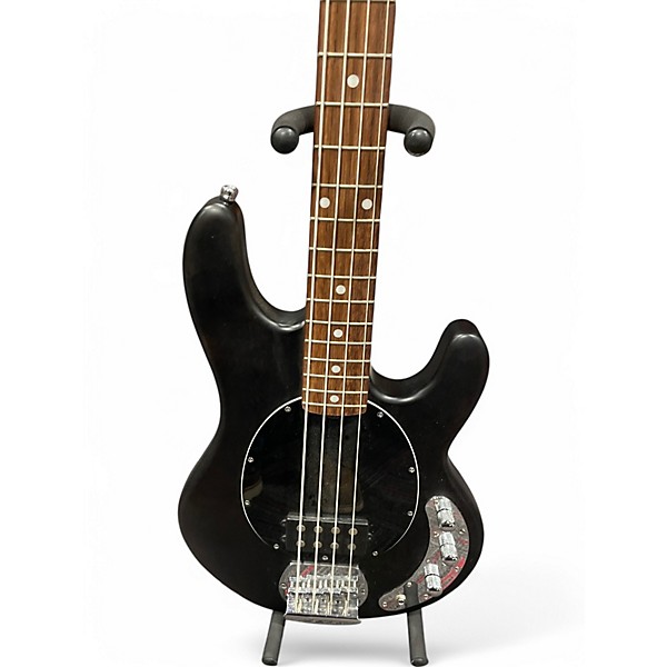 Used Sterling by Music Man Ray4 Satin Black Electric Bass Guitar