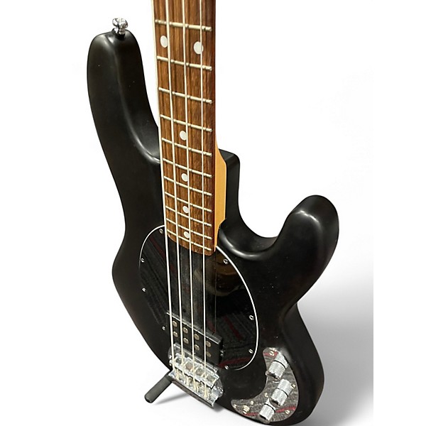 Used Sterling by Music Man Ray4 Satin Black Electric Bass Guitar