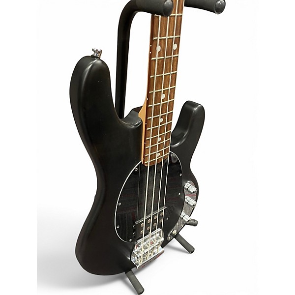 Used Sterling by Music Man Ray4 Satin Black Electric Bass Guitar