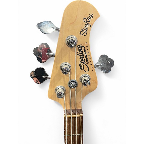 Used Sterling by Music Man Ray4 Satin Black Electric Bass Guitar
