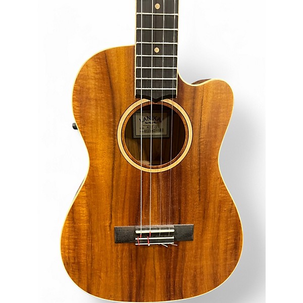 Used Lanikai ACST-CEB BARITONE ACOUSTIC-ELECTRONIC Natural Ukulele